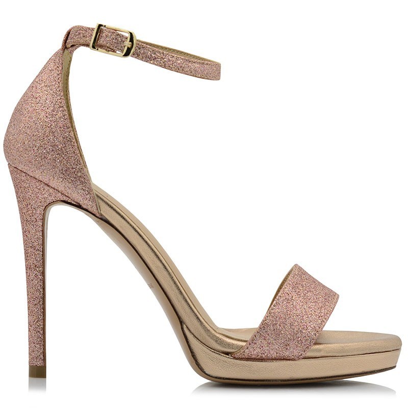 Bilero sandal rose gold glitter