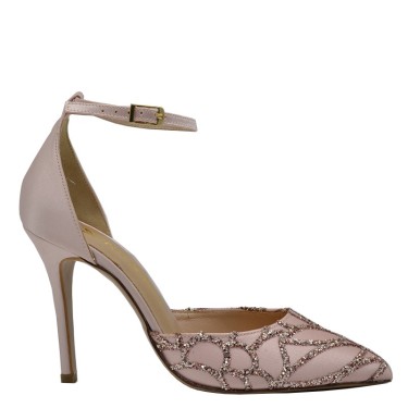 Bilero pump pink silk...