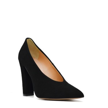 Bilero μαύρη γόβα καστόρι